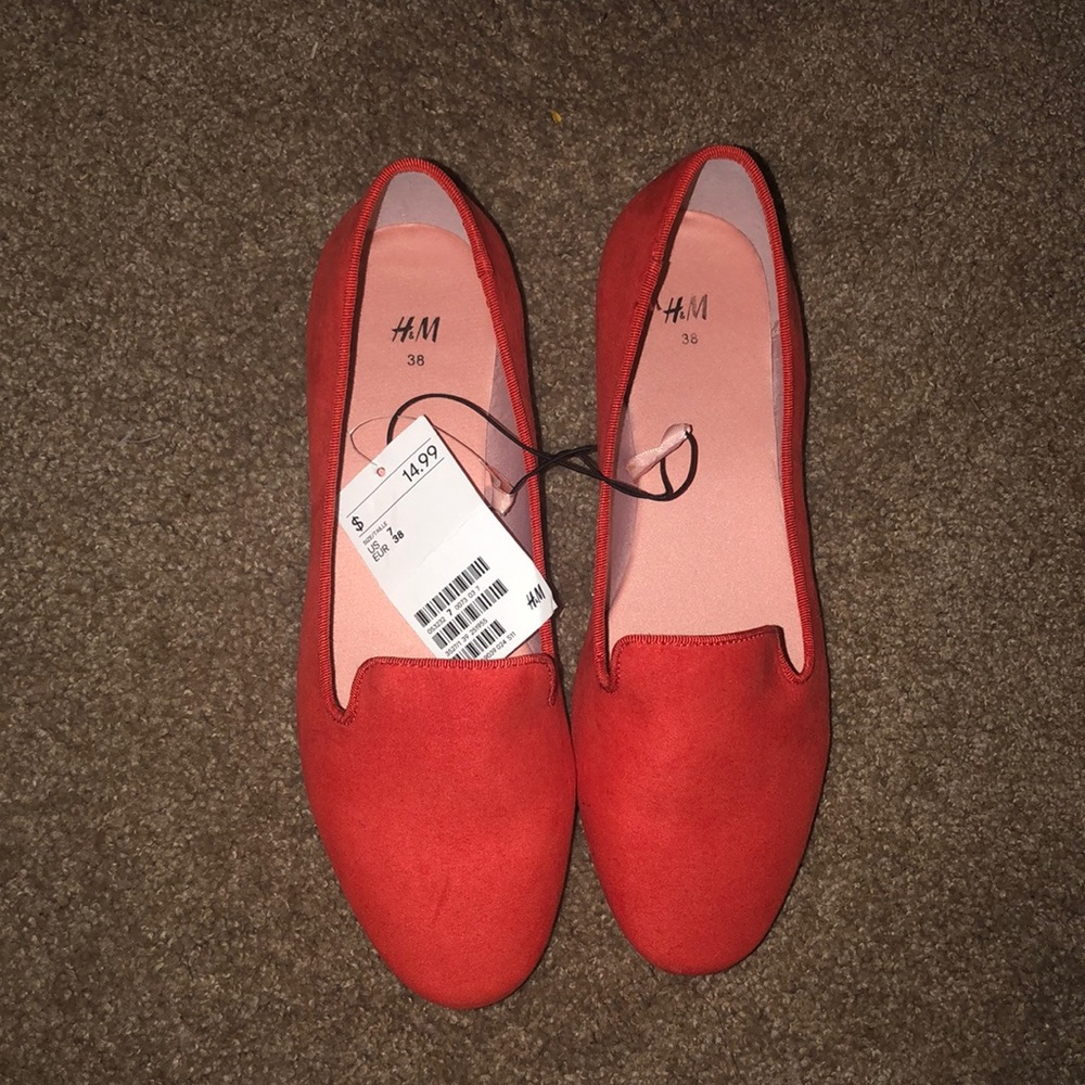 Orange flats